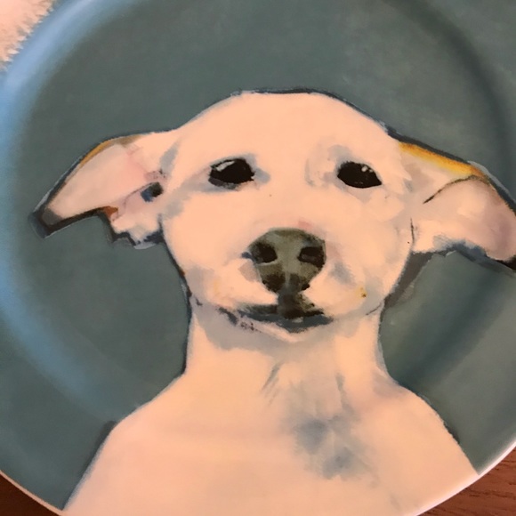 Anthropologie/SallyMuirDog-A-Day Plates - Purple - Picture 5 of 14